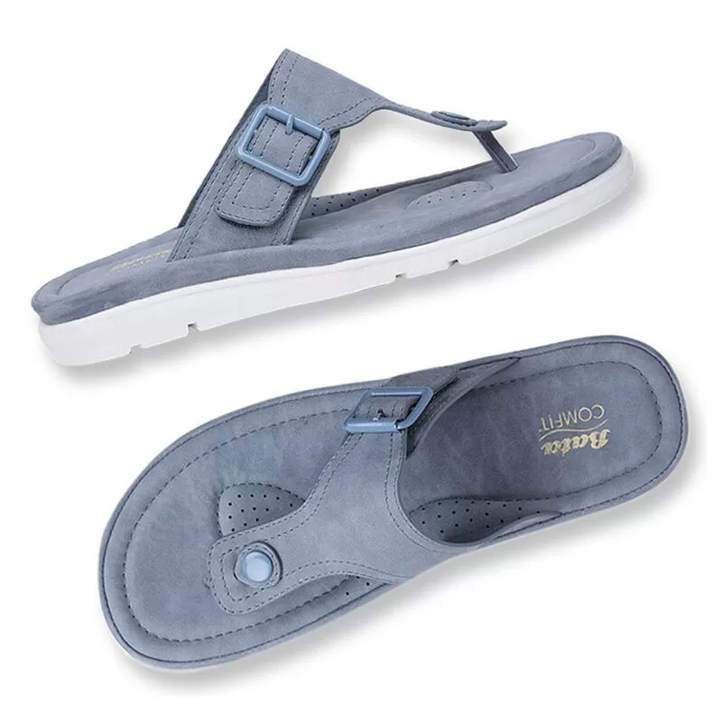 Bata Blue Chappal For Women 7 Bata Blue Chappal For Women - Image 7