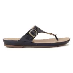 Hush Puppies Navy Thong For Women