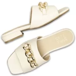 Naturalizer Silver White Mule For Women -Shoes for me! 5751302 7