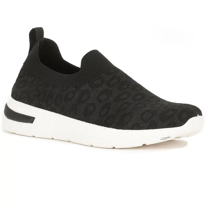 Bata Black Slipon For Women 2 Bata Black Slipon For Women - Image 2