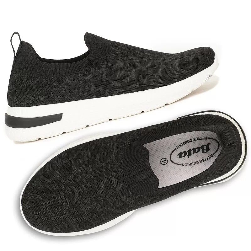 Bata Black Slipon For Women 7 Bata Black Slipon For Women - Image 7