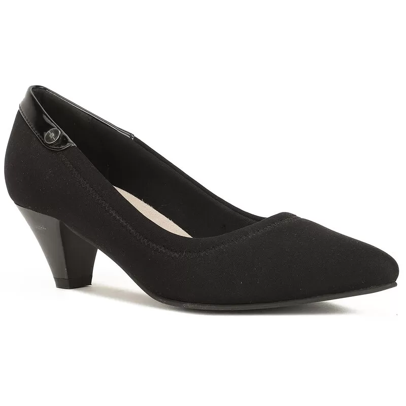 Bata Black Heels For Women 2 Bata Black Heels For Women - Image 2