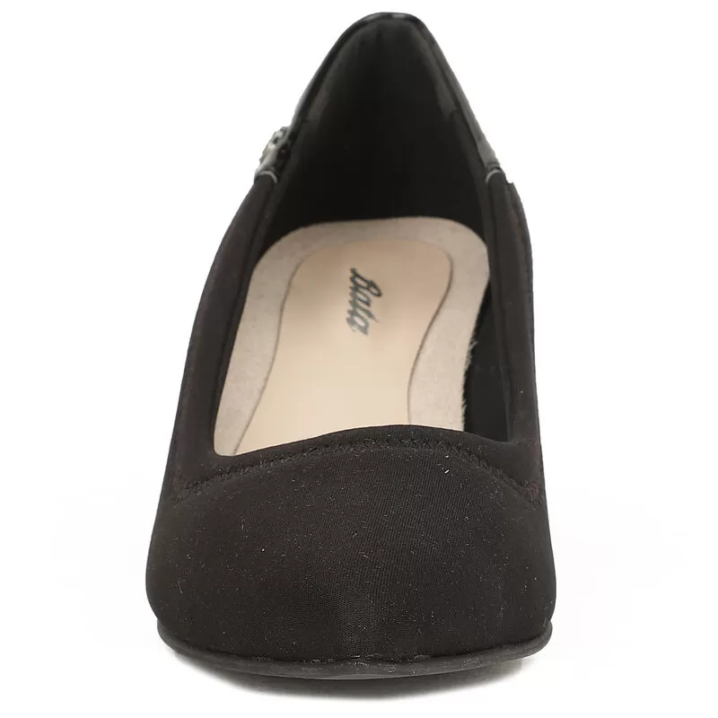 Bata Black Heels For Women 3 Bata Black Heels For Women - Image 3