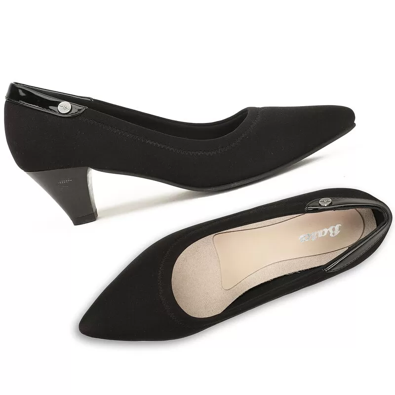 Bata Black Heels For Women 7 Bata Black Heels For Women - Image 7