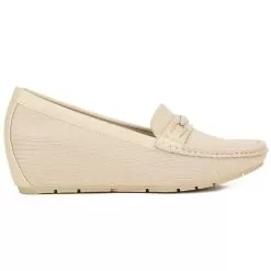 Bata Nude Moccasins For Women