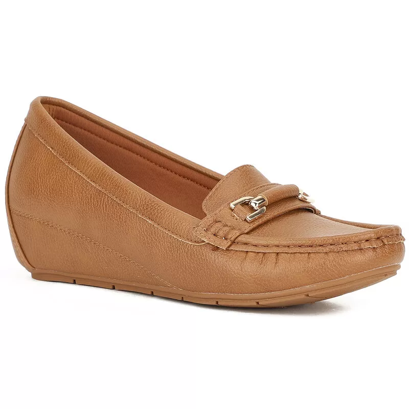 Bata Tan Moccasins For Women 2 Bata Tan Moccasins For Women - Image 2