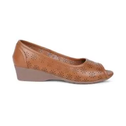 Bata Brown Ballerinas For Women