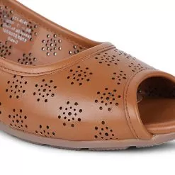 Bata Brown Ballerinas For Women -Shoes for me! 6514041 5