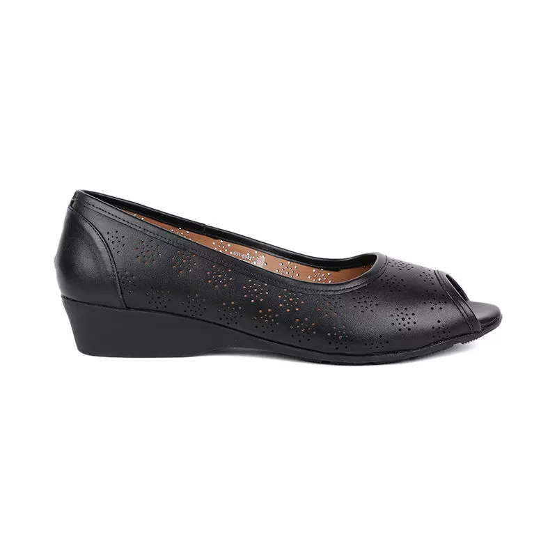 Bata Black Ballerinas For Women 1 Bata Black Ballerinas For Women