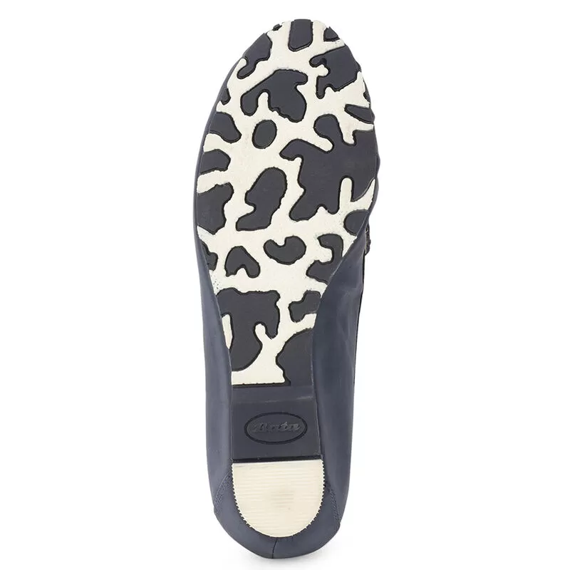 Bata Navy Ballerina For Women 6 Bata Navy Ballerina For Women - Image 6