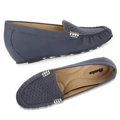 Bata Navy Ballerina For Women 13 Bata Navy Ballerina For Women -Shoes for me! 6519022 7