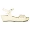 Bata Silver Sandal For Women