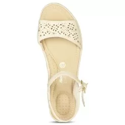Bata Silver Sandal For Women -Shoes for me! 6611076 5