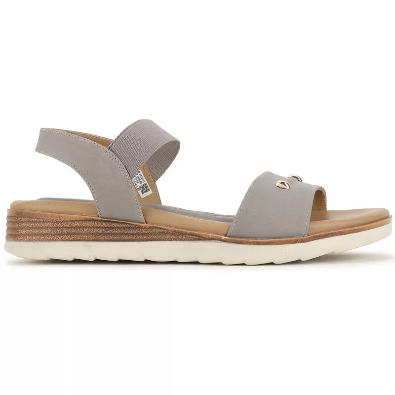 Bata Grey Sandal For Women 1 Bata Grey Sandal For Women