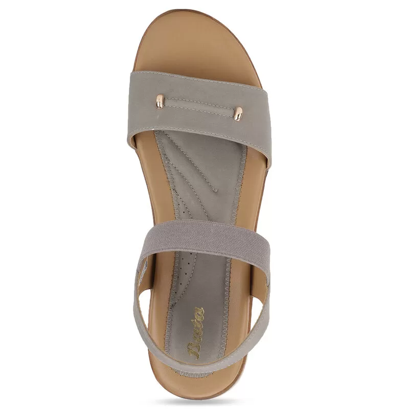 Bata Grey Sandal For Women 5 Bata Grey Sandal For Women - Image 5
