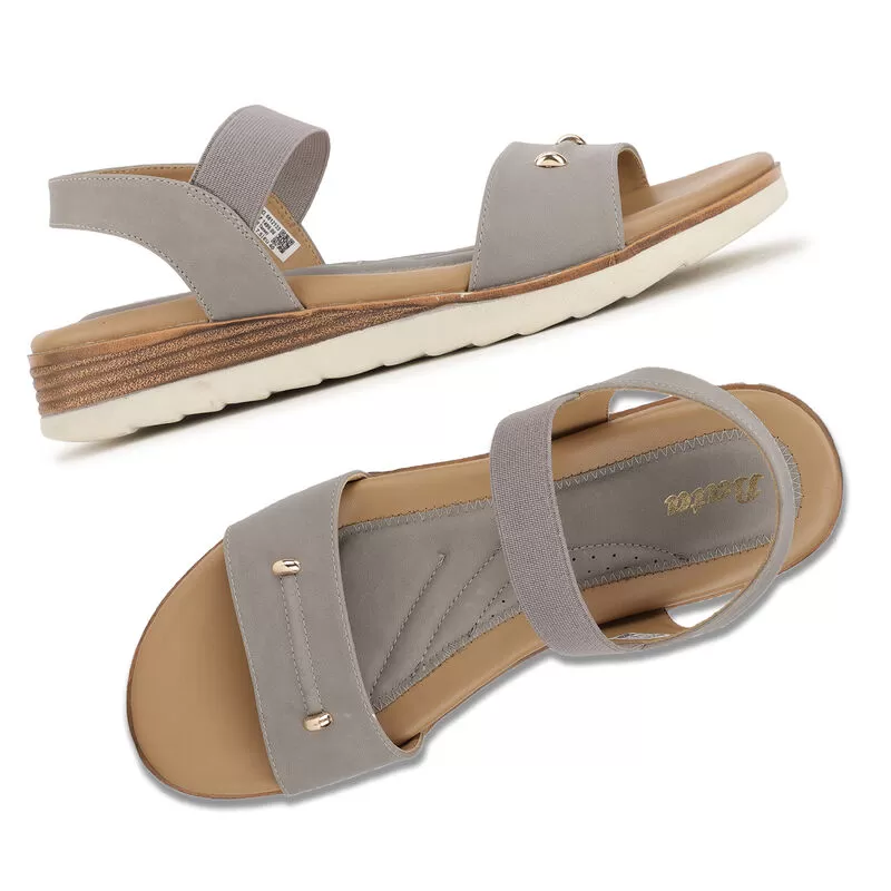 Bata Grey Sandal For Women 7 Bata Grey Sandal For Women - Image 7