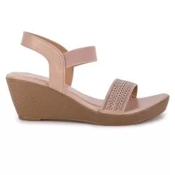 Bata Red Sandal For Women