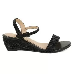 Marie Claire Black Sandal For Women