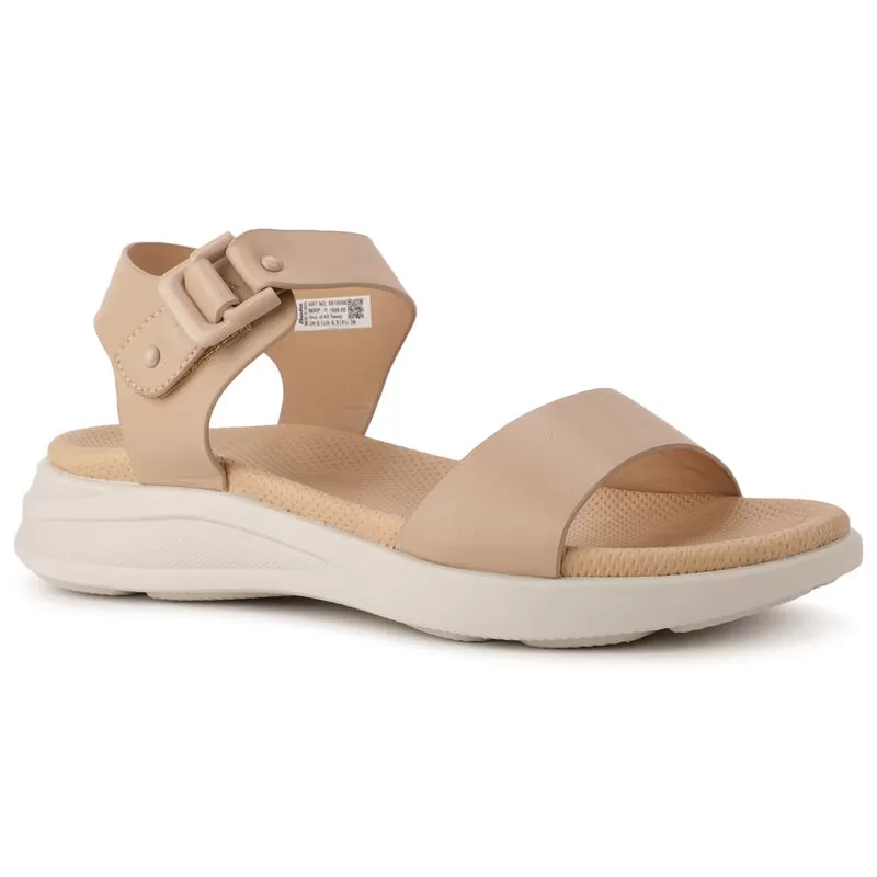 Bata Beige Sandal For Women 2 Bata Beige Sandal For Women - Image 2