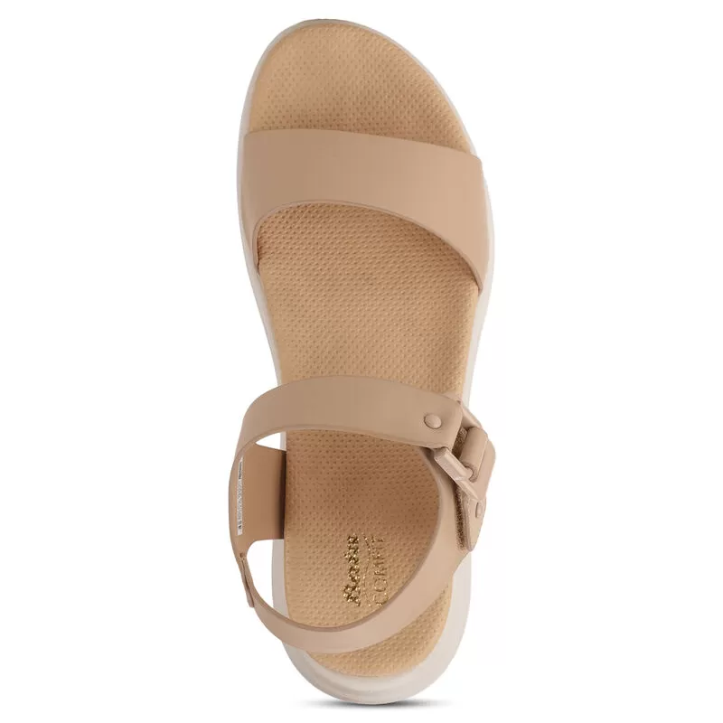 Bata Beige Sandal For Women 5 Bata Beige Sandal For Women - Image 5
