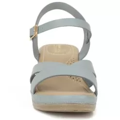 Bata Comfit Light Blue Sandals For Women -Shoes for me! 6619154 3