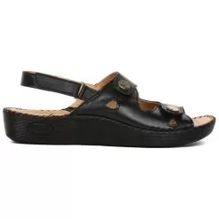 Scholl Black Chappal For Women