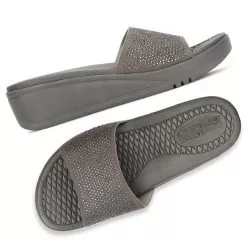 Bata Grey Platform Heels For Women -Shoes for me! 6712579 7