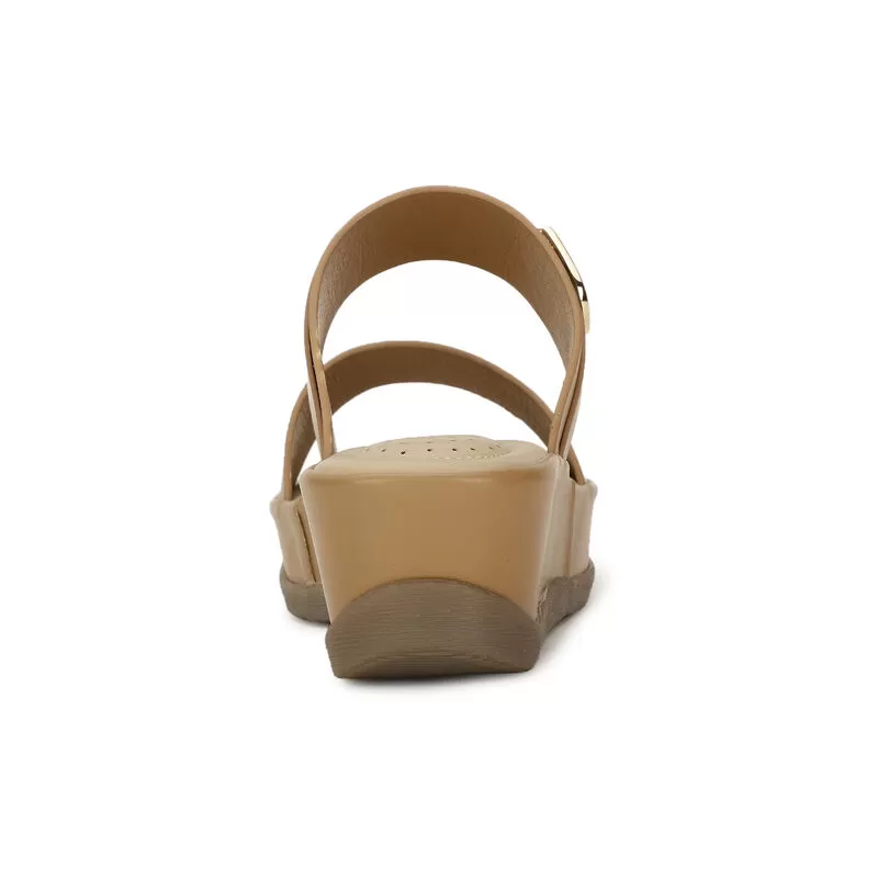 Bata Comfit Tan Light Brown Mule For Women 4 Bata Comfit Tan Light Brown Mule For Women - Image 4