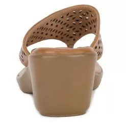 Bata Tan Chappal For Women -Shoes for me! 6713804 4