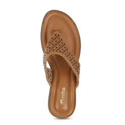 Bata Tan Chappal For Women -Shoes for me! 6713804 5