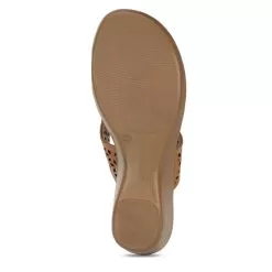Bata Tan Chappal For Women -Shoes for me! 6713804 6