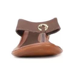 Bata Brown Chappal For Women -Shoes for me! 6714533 3