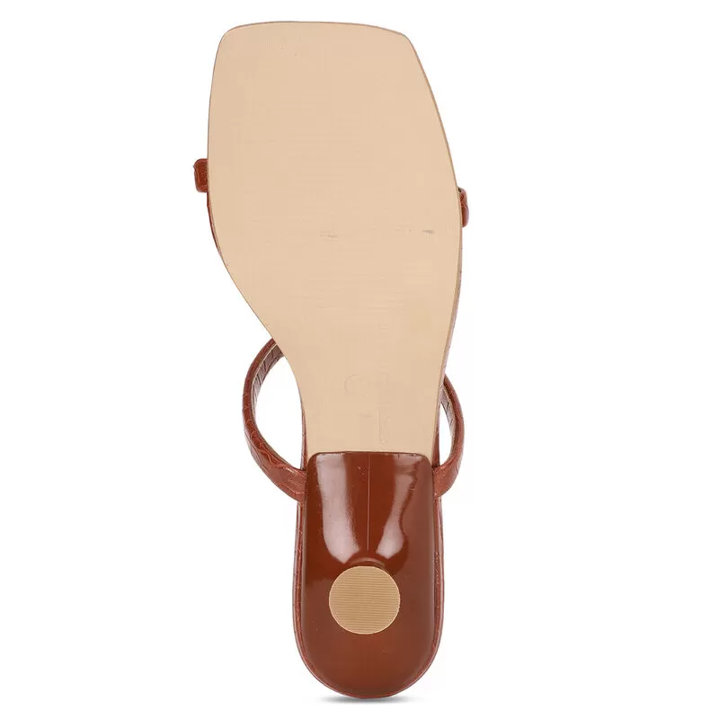 Bata Darkbrown Chappal For Women 6 Bata Darkbrown Chappal For Women - Image 6