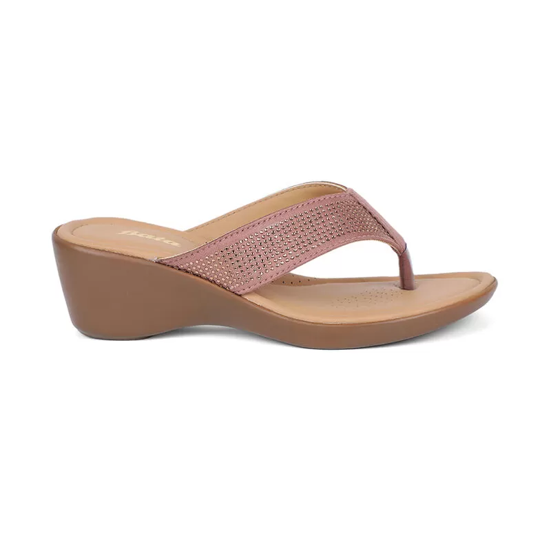 Bata Pink Flip-Flop For Women 1 Bata Pink Flip-Flop For Women