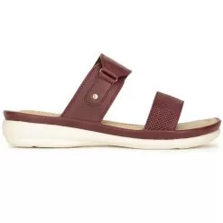 Bata Comfit Maroon Mule For Women