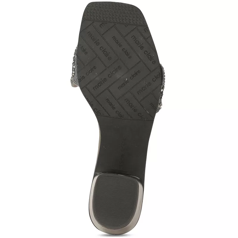 Marie Claire Black Mule For Women 7 Marie Claire Black Mule For Women - Image 7