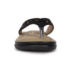Bata Black Chappal For Women -Shoes for me! 6716942 3