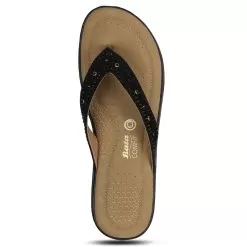 Bata Black Chappal For Women -Shoes for me! 6716942 5