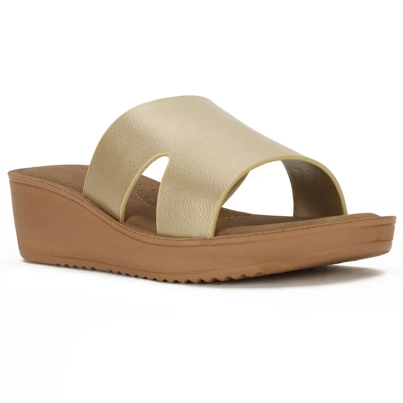 Bata Gold Mule For Women 2 Bata Gold Mule For Women - Image 2