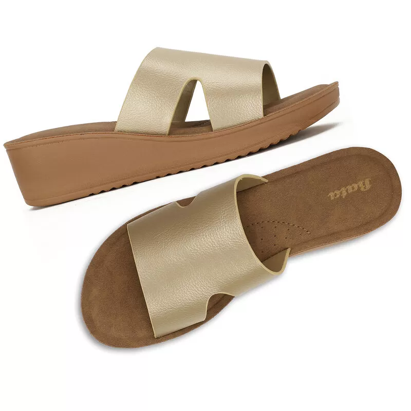 Bata Gold Mule For Women 7 Bata Gold Mule For Women - Image 7