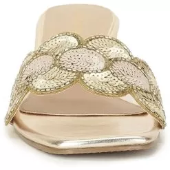 Marie Claire Gold Mule For Women 9 Marie Claire Gold Mule For Women -Shoes for me! 6718882 3