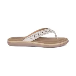 Bata Comfit Beige Flip-Flop For Women