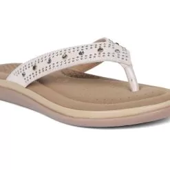 Bata Comfit Beige Flip-Flop For Women -Shoes for me! 6718942 5