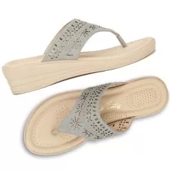 Bata Comfit Light Blue Thong For Women -Shoes for me! 6719251 7