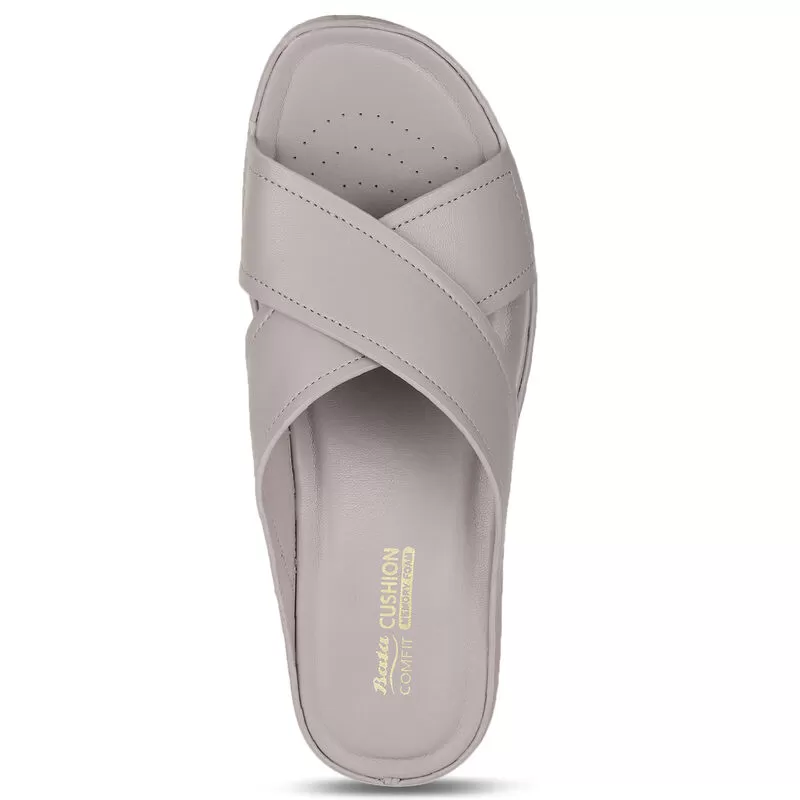 Bata Comfit Blue Mule For Women 5 Bata Comfit Blue Mule For Women - Image 5