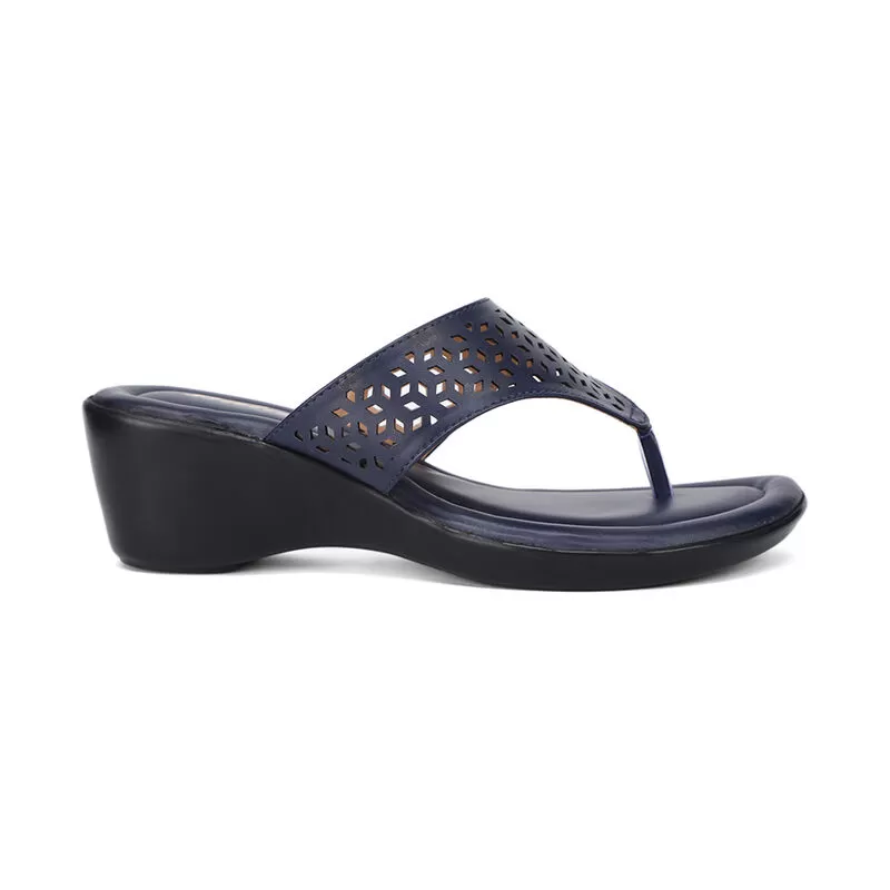 Bata Blue Thong For Women 1 Bata Blue Thong For Women