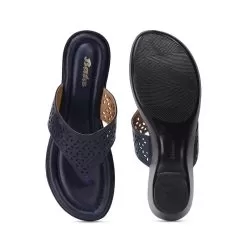 Bata Blue Thong For Women 8 Bata Blue Thong For Women -Shoes for me! 6719804 4