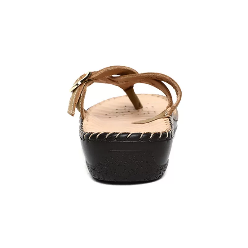 Scholl Tan Chappal For Women 3 Scholl Tan Chappal For Women - Image 3