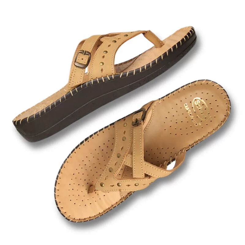 Scholl Tan Chappal For Women 7 Scholl Tan Chappal For Women - Image 7