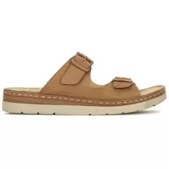 Scholl Tan Chappal For Women